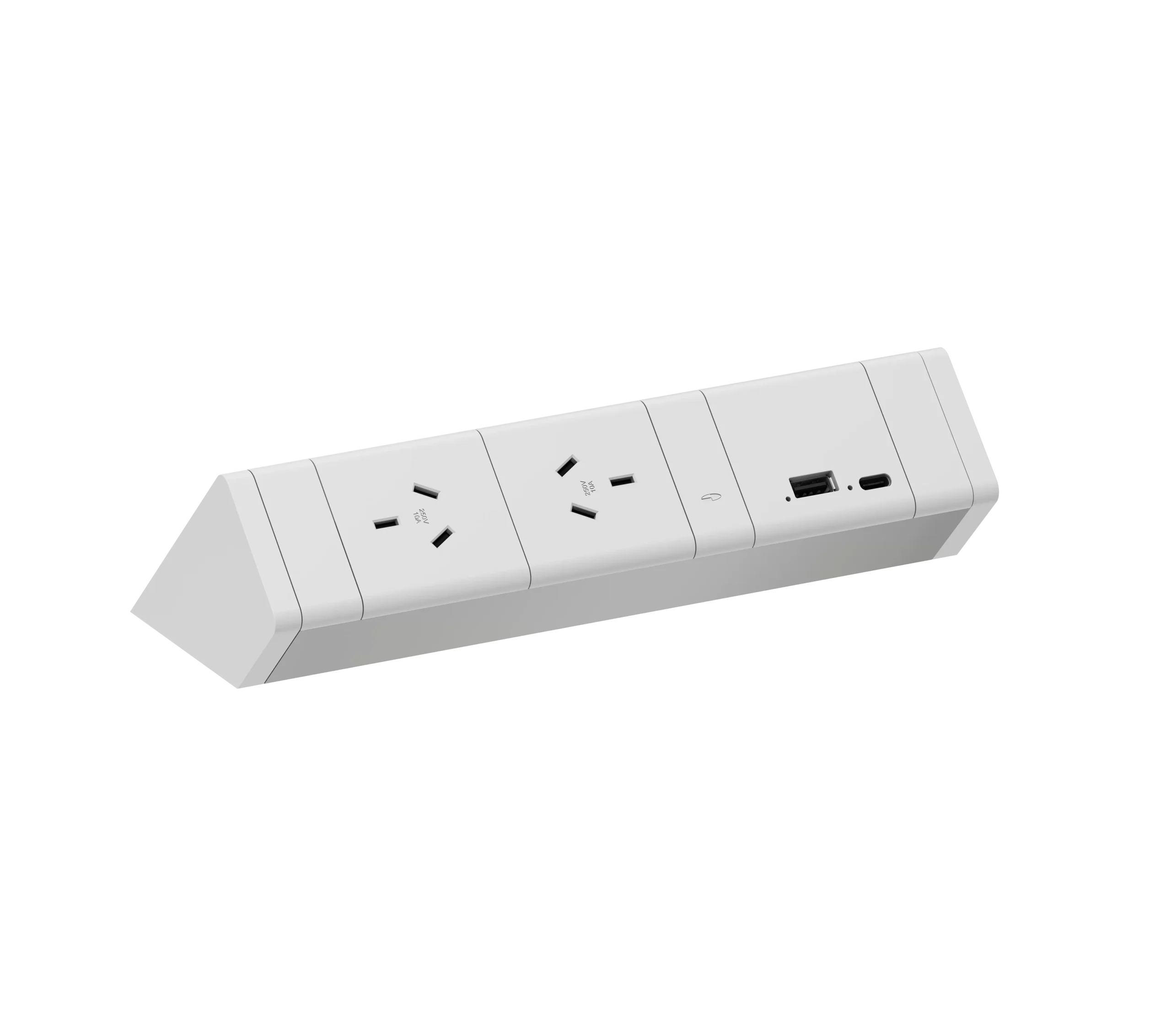 CMS ATHENA ABOVE DESK POWER RAIL - Micon Furniture